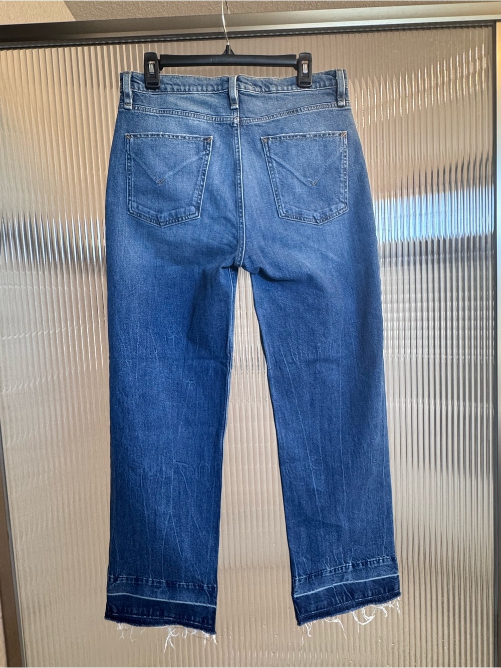 Hudson Jeans Women’s Straight Leg Denim in Deep Blue Wash